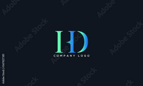 Abstract creative minimal and unique alphabet letter icon logo HD