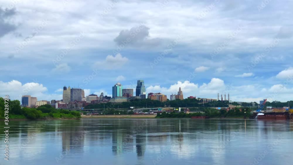 Kansas City Skyline Epic Dramatic timelapse Kansas City Skyline Epic Dramatic timelapse
