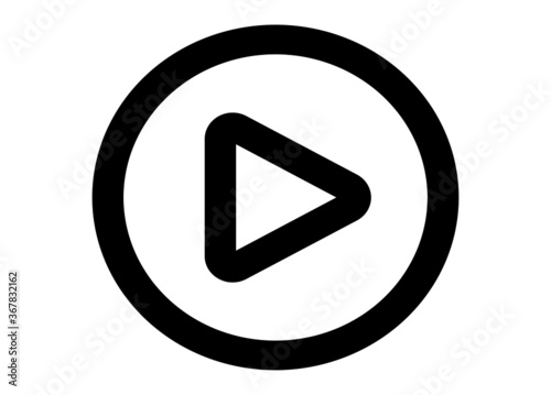 Free Download Play Button Icon Vector Illustration - Vector - GFXLoad