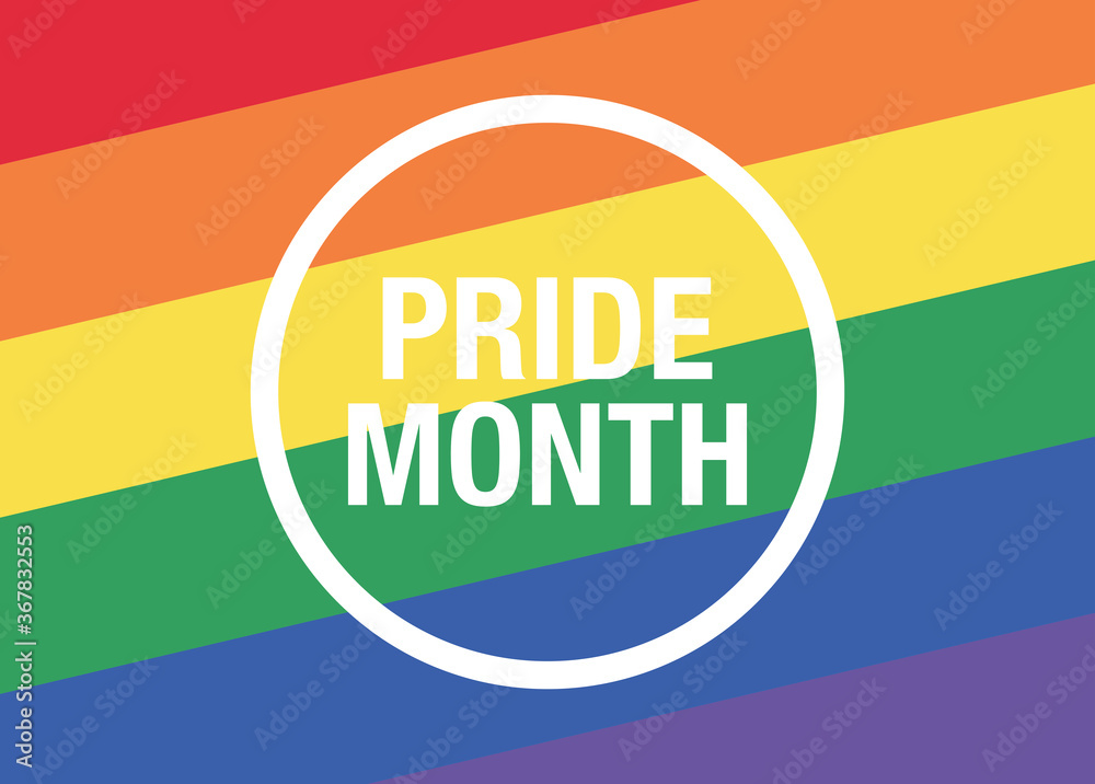 Parade vector background. Pride month parade poster. LGBT pride month ...