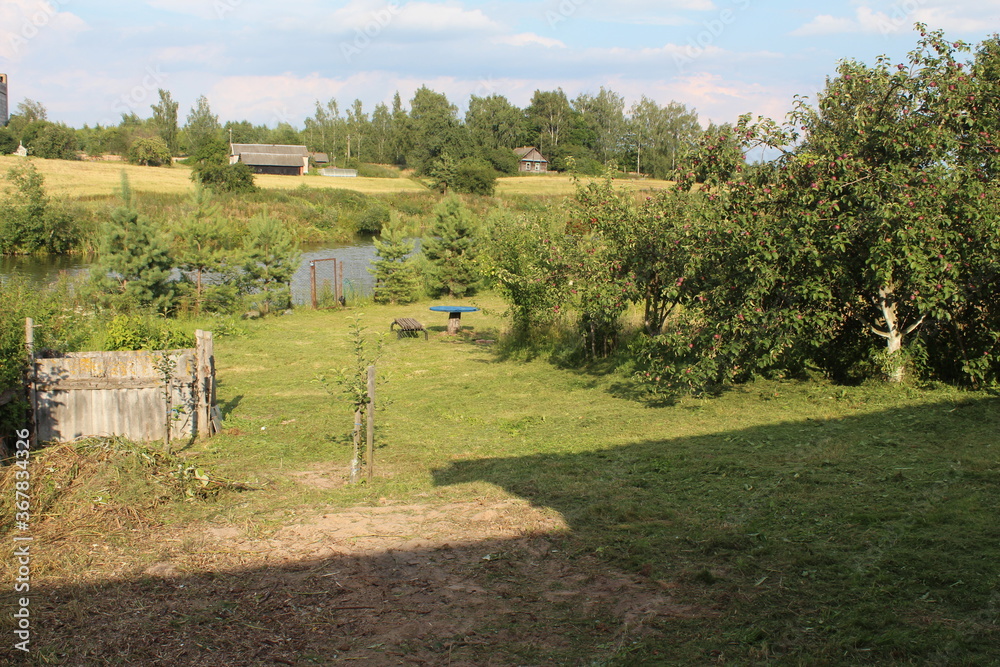 Obraz premium В саду