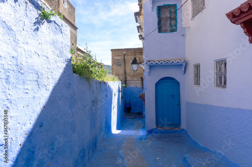 Beautiful blue medina of Chefchaouen city in Morocco, North Africa © Oleksandr Matsibura