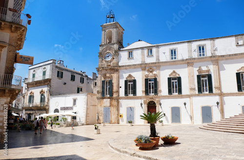 Obraz na płótnie Martina Franca Piazza w salonie