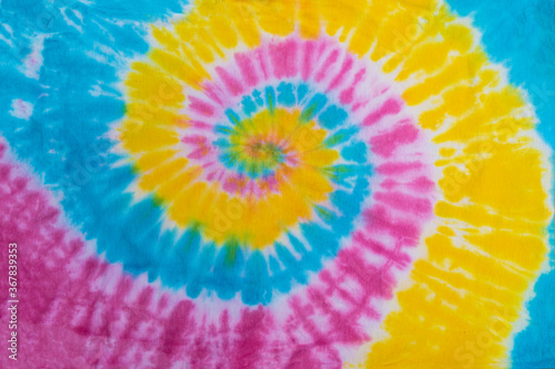Colorful Abstract Psychedelic Ice Tie Dye Swirl Design