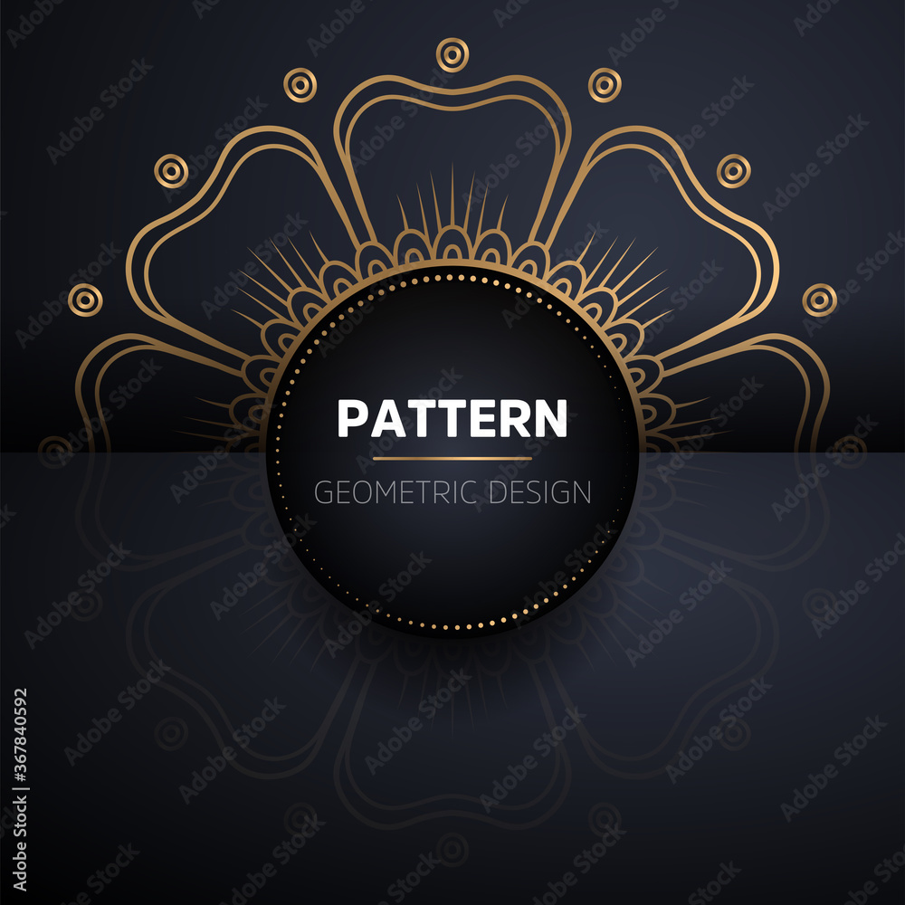 Fototapeta premium luxury ornamental mandala design background