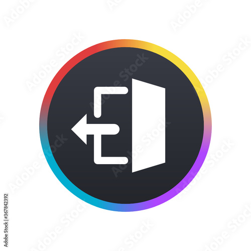 Logout -  Push Button