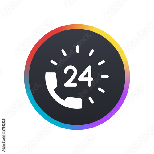 24 Hour helpline -  Push Button