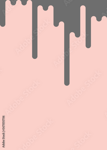Abstract Rounded Color Lines halftone transition background illustration