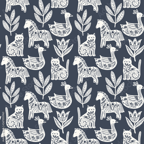Scandi Animals Pattern