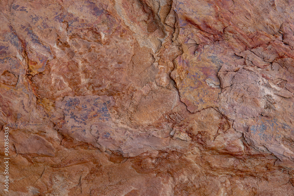 Naklejka premium Ukrainian open mining stones texture and background.