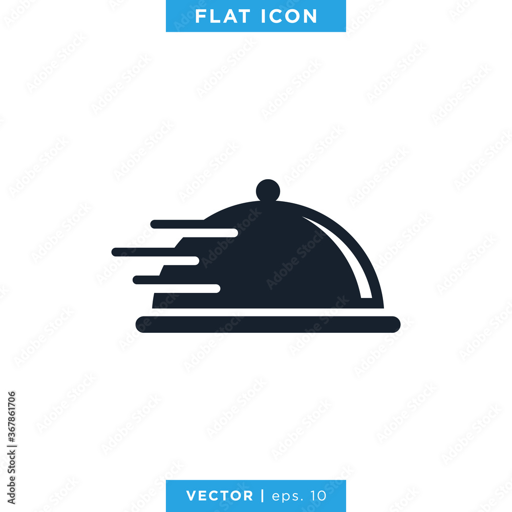 Food Tray Icon Vector Design Template. Food Tray Icon Vector Design Template.
