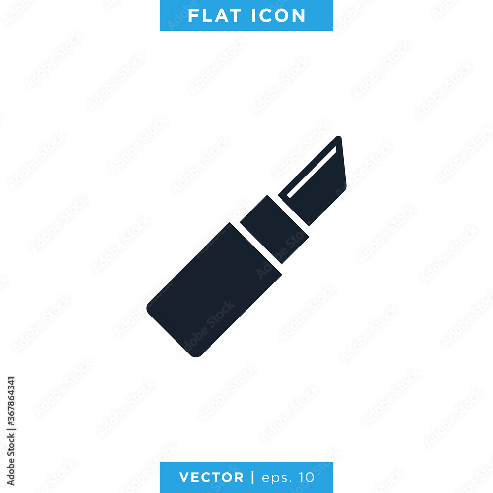 Lipstick Icon Vector Design Template Lipstick Icon Vector Design Template
