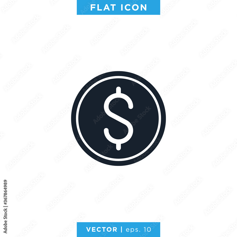 Money Icon Vector Design Template..