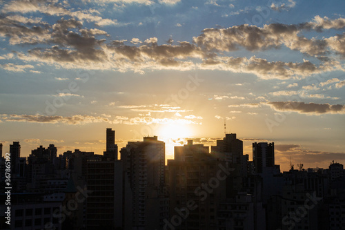 Wallpaper Mural Sunset in São Paulo Torontodigital.ca