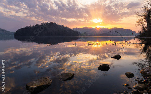 Sonnenuntergang am Zugersee © Visualframing