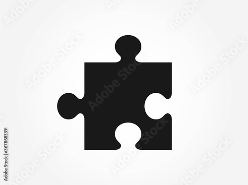 puzzle piece icon. creative game symbol. infographic element and symbol for web design