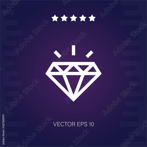 diamond vector icon