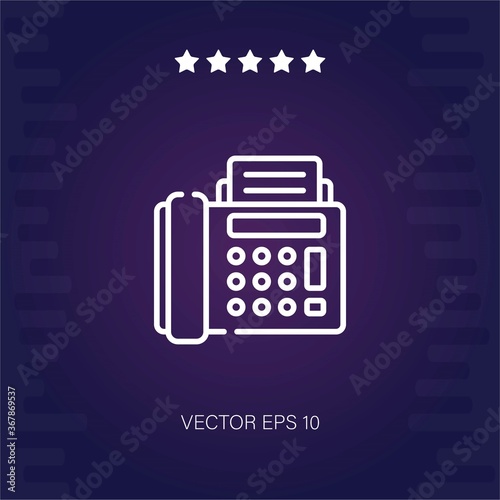 fax vector icon