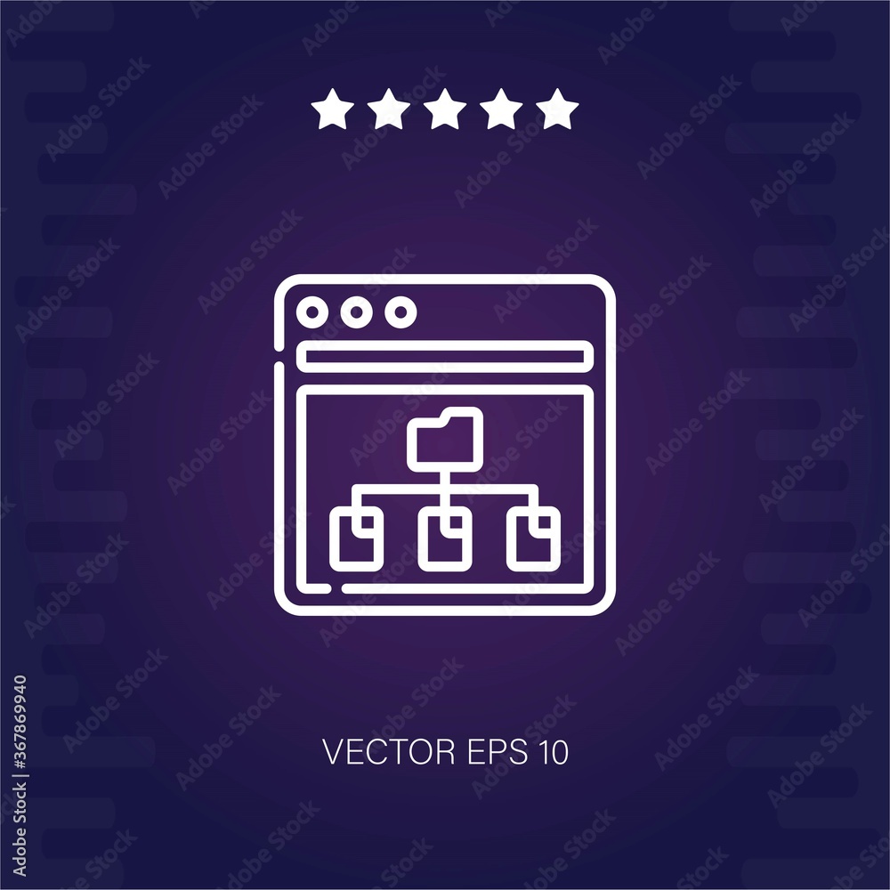 hierarchy vector icon hierarchy vector icon