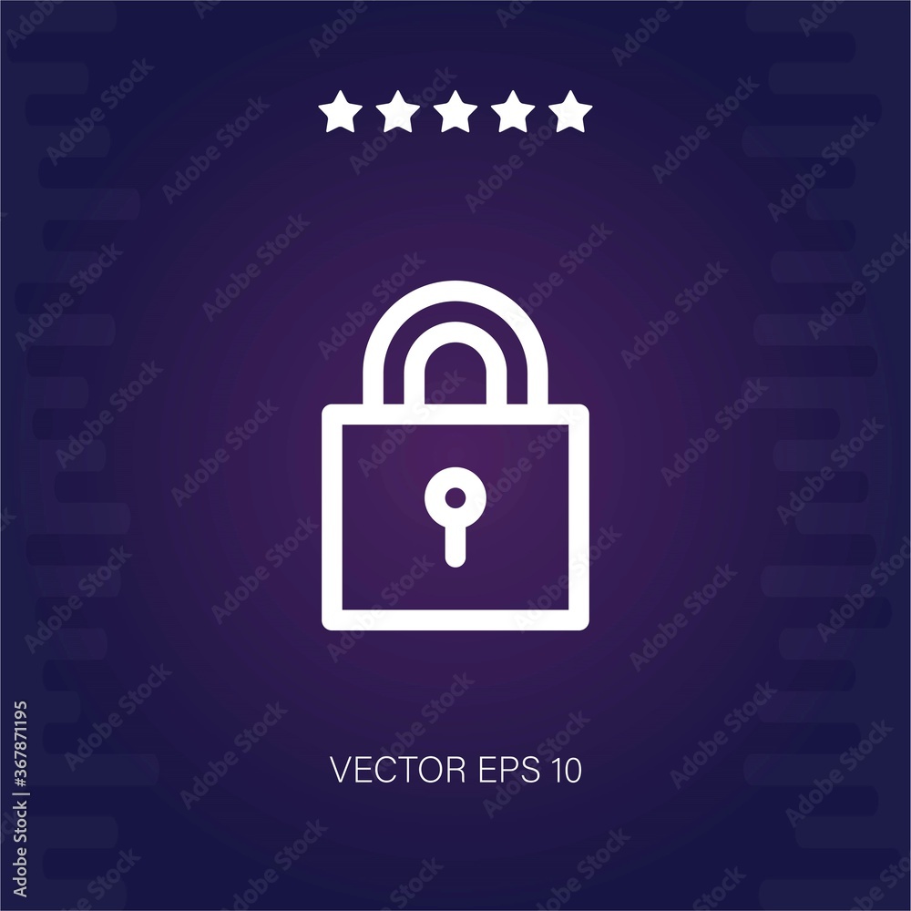 padlock vector icon padlock vector icon