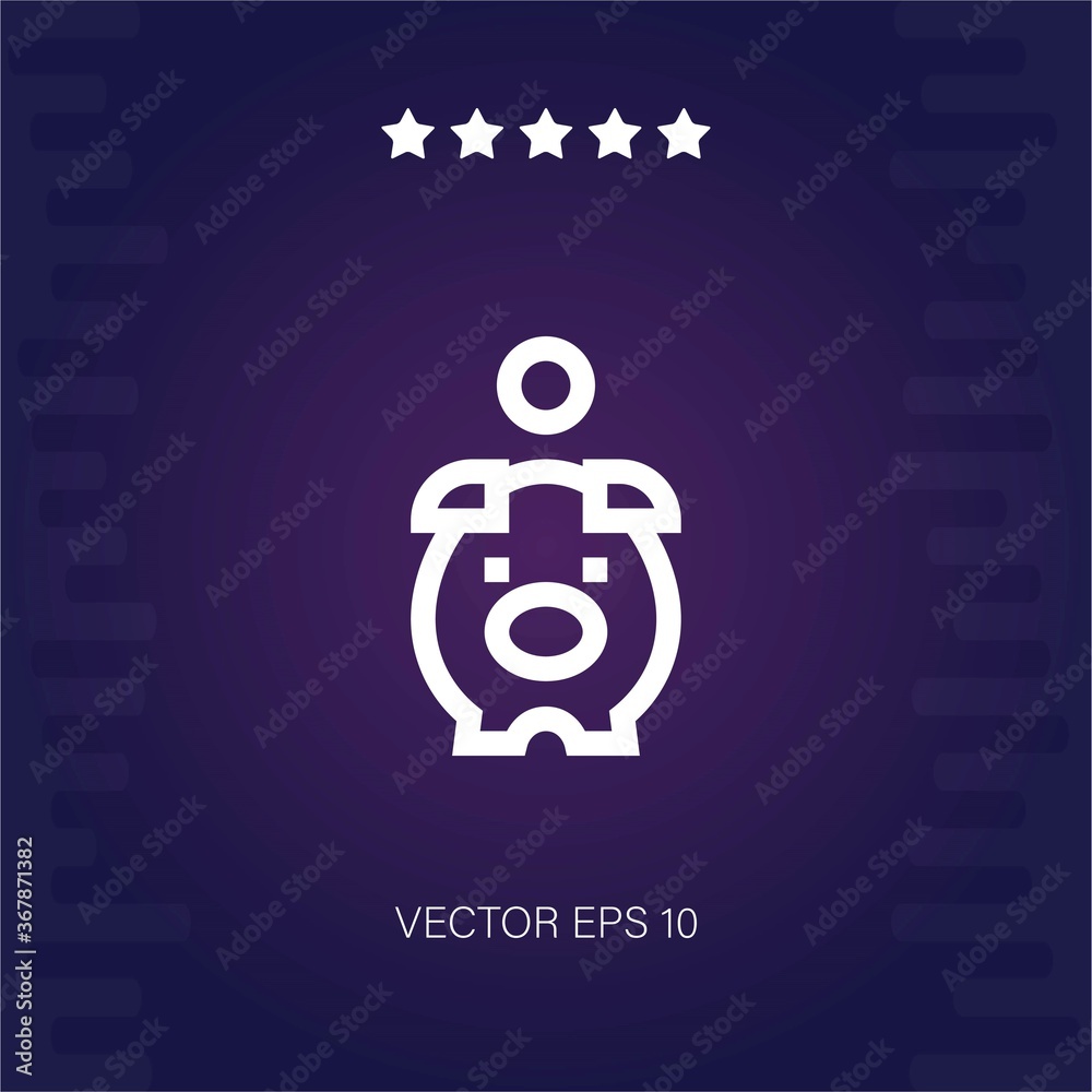 piggy bank vector icon piggy bank vector icon