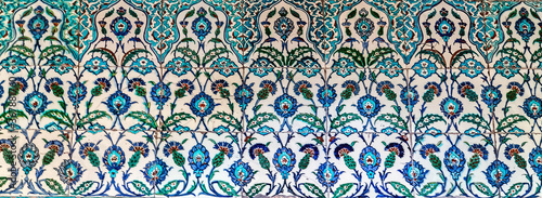 Ottoman Turkish Tiles colorful decorative ceramic photo