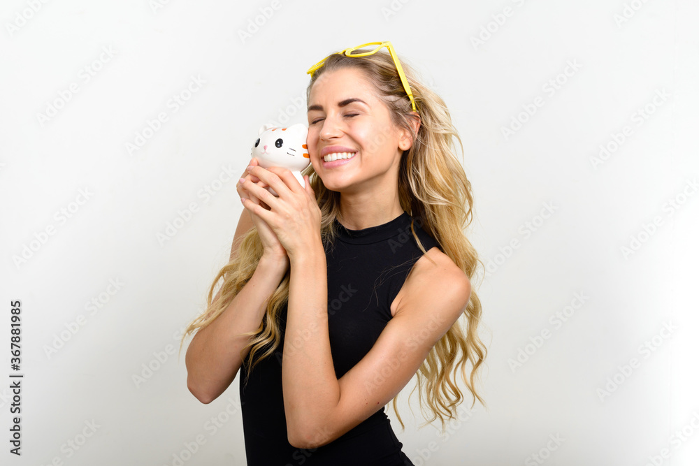 Portrait of young beautiful woman with blonde hair Portrait of young beautiful woman with blonde hair
