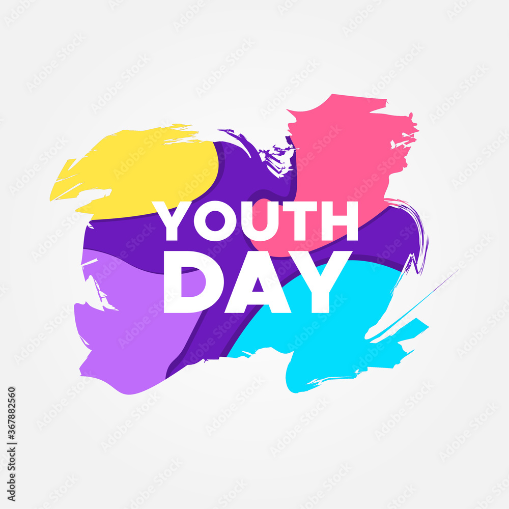 Youth Day Vector Design Illustration For Celebrate Moment