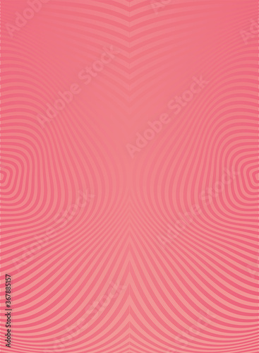 waves and forms pink color background