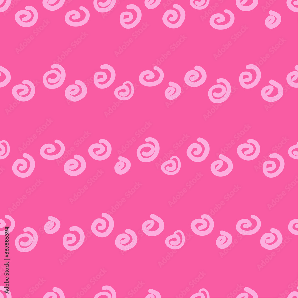 Seamless pattern with spiral shapes, vector illustration Seamless pattern with spiral shapes, vector illustration