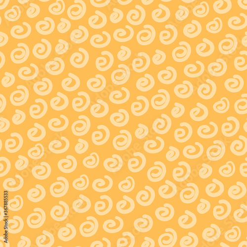 Seamless pattern with spiral shapes, vector illustration