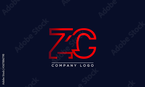 Creative Letters ZC Logo Design Vector Template. Initial Letters ZC Logo Design 