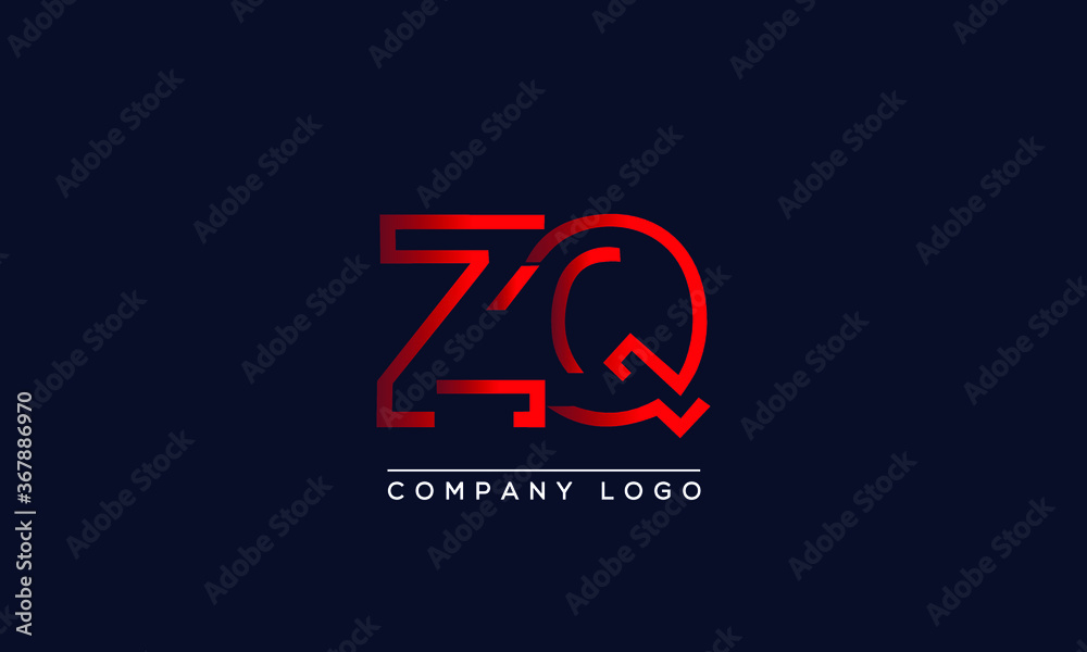 Creative Letters ZQ Logo Design Vector Template. Initial Letters ZQ Logo Design Creative Letters ZQ Logo Design Vector Template. Initial Letters ZQ Logo Design