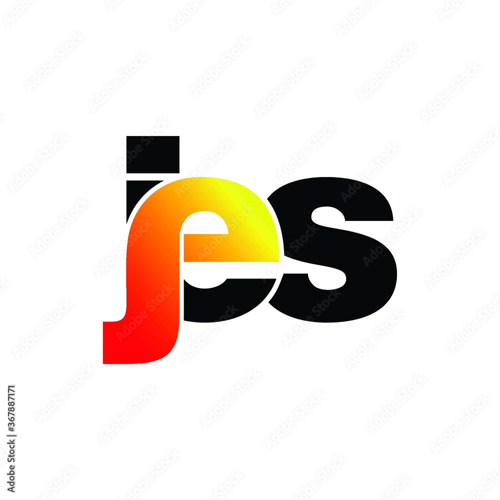 Letter jes logo icon design vector Letter jes logo icon design vector