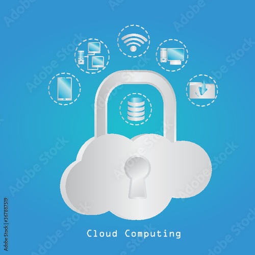 cloud computing concept