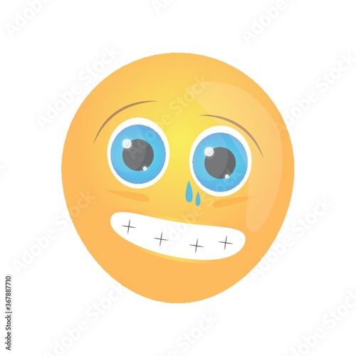 emoticon sweating