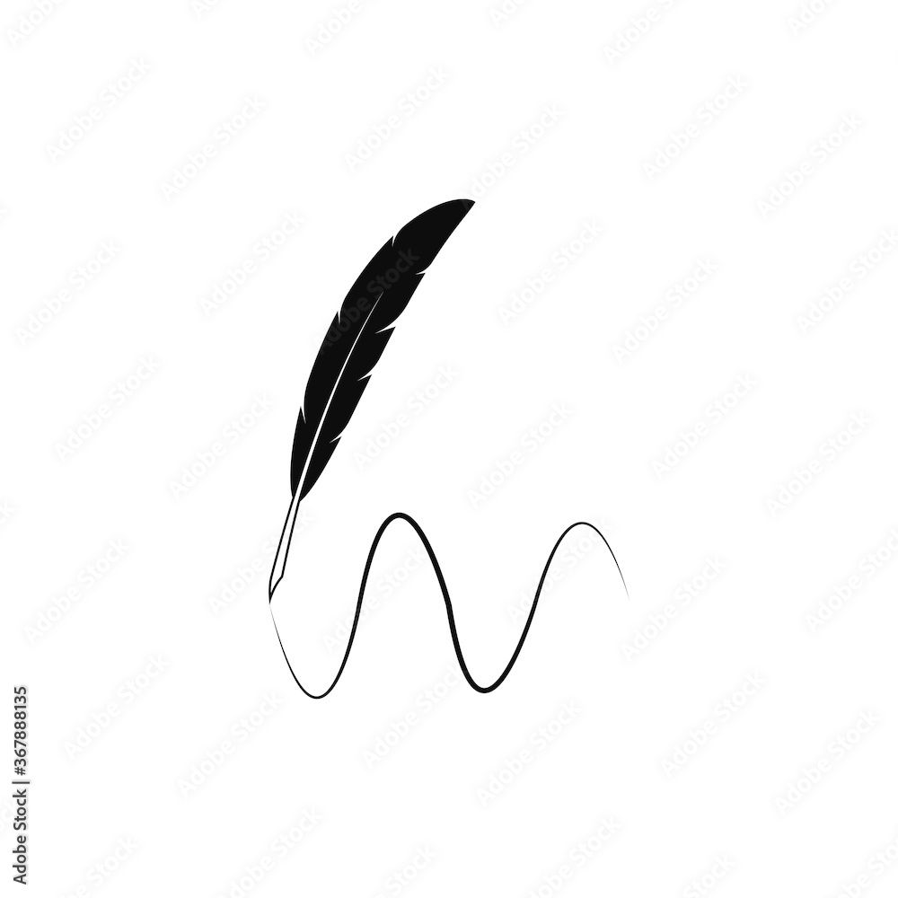 feather pen logo feather pen logo