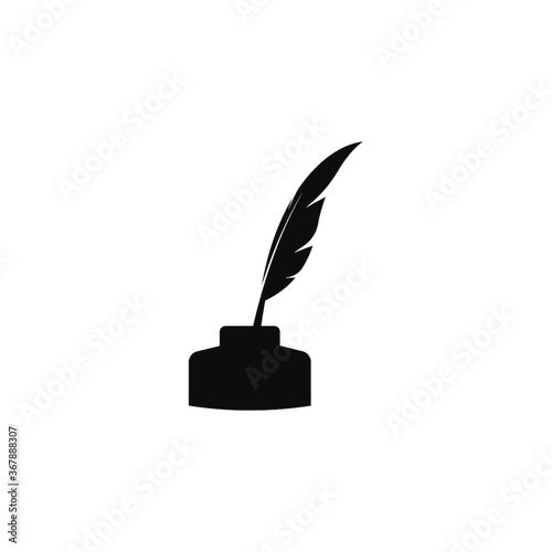 feather pen logo