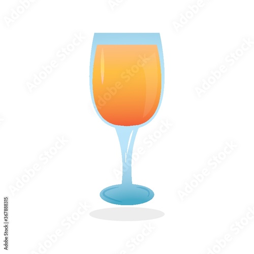 juice in glass