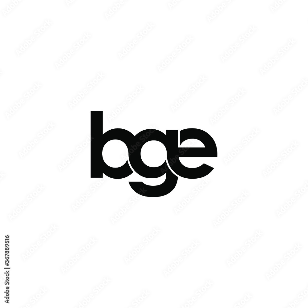 bge letter original monogram logo design bge letter original monogram logo design