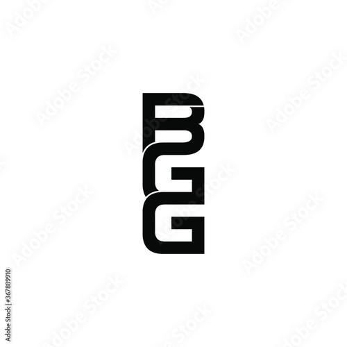 bgg letter original monogram logo design © ahmad ayub prayitno