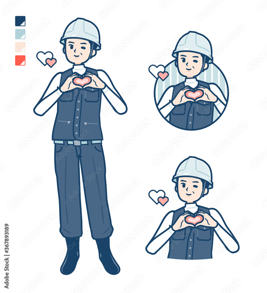 simple work wear middle man_heart-mark-hand-sign simple work wear middle man_heart-mark-hand-sign