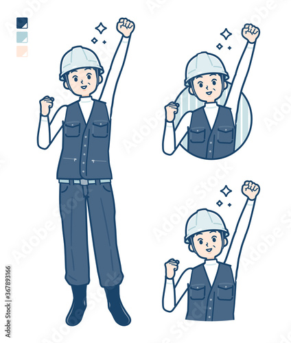 simple work wear middle man_guts-pose