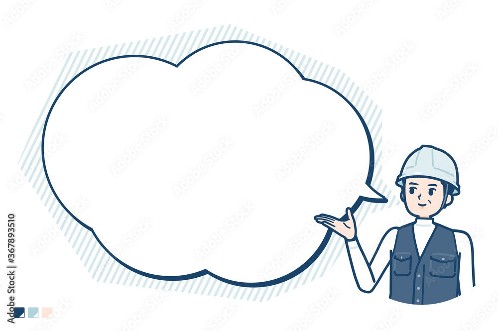 simple work wear middle man_text-balloon-navigation simple work wear middle man_text-balloon-navigation