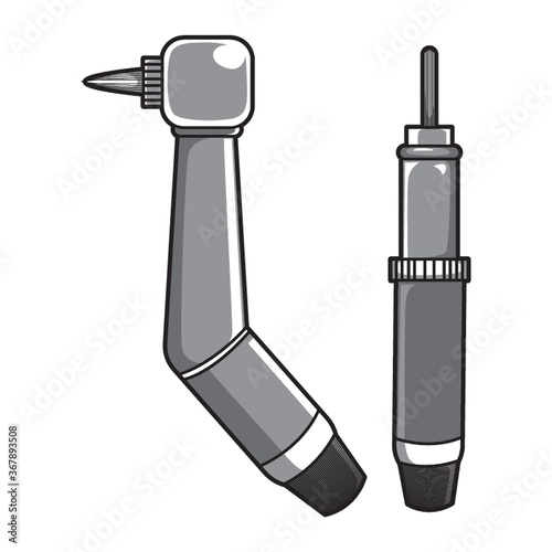 dental drill and probe