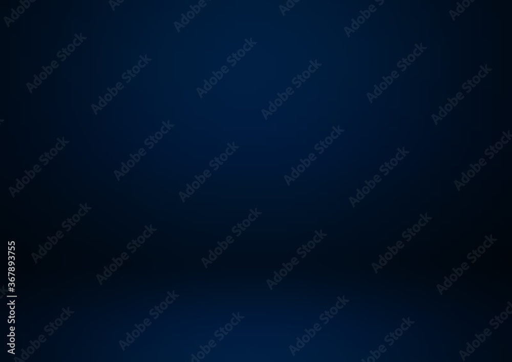 Empty blue studio room background. Used for display or montage your products