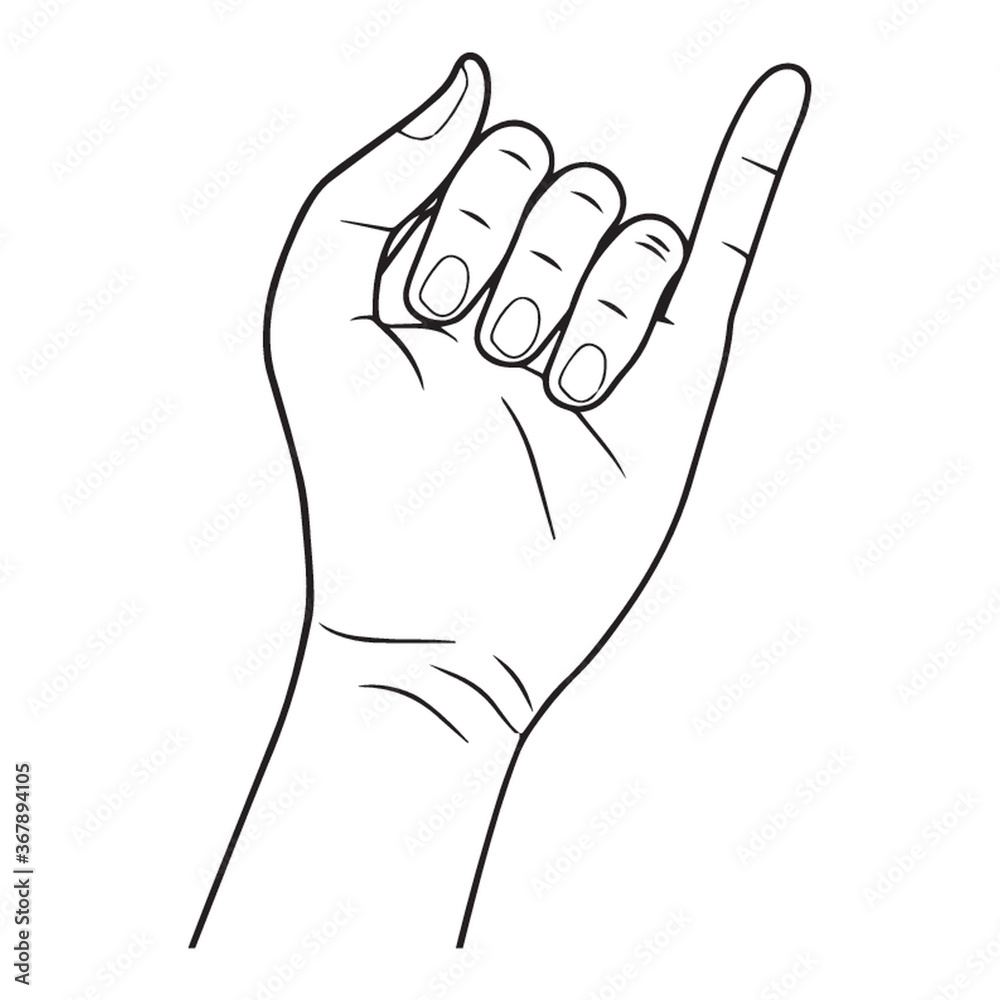 Obraz premium left hand