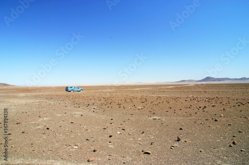 Driving in the Namib desert
