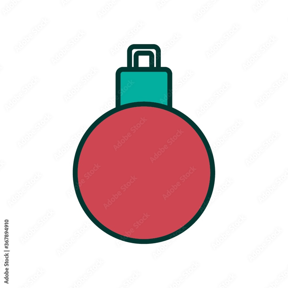 Obraz premium christmas bulb