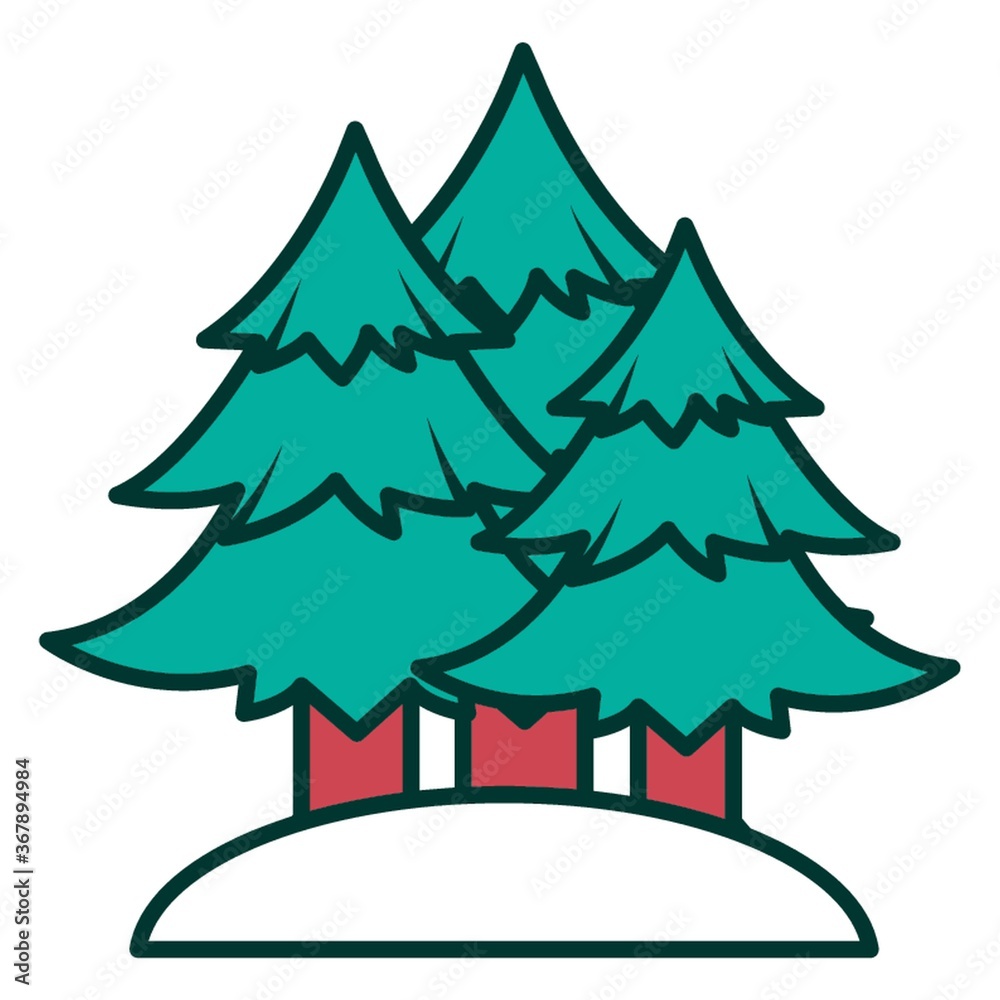 Obraz premium pine tree